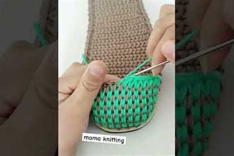 Simple crochet and knitting pattern tutorial #350