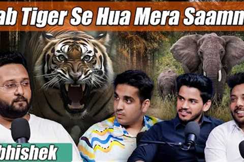Tiger Encounter And Real Jungle Stories Ft. ​⁠@travtidudevlogs | RealTalk Clips