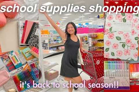 school supplies shopping vlog 2023 | BACK TO SCHOOL SHOPPING at Target!
