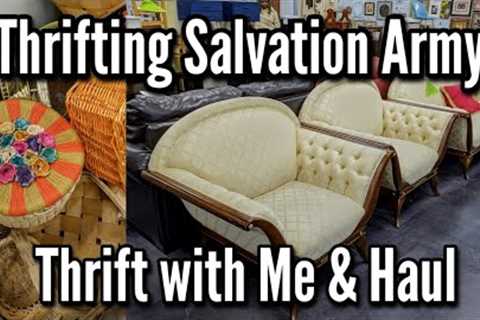 Thrifting at The Salvation Army Thrift Store | Shop with Me &amp; My Haul | Thrifting in 2023