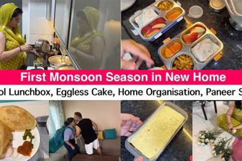Finding Joy in Small Things! Baking Cake, Kids Lunchbox/Easy &amp; Healthy Tiffin Recipe for School ..
