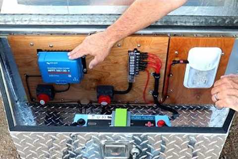 How to Build a DIY Travel Trailer: 12V Electrical, lithium battery (Part 10)
