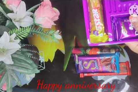 Anniversary gift,gift decoration idea,gift basket Wish fromspecial 💕person#kahanisuno#sohan's dream