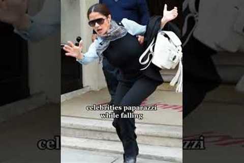 Celebrities paparazzi while falling 😍 #celebrities #celebrity #celebritynews #shorts #famous