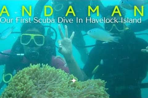 Andaman Vlog - Ep 2 | First Scuba Diving | Havelock Island | Nemo Reef Island | Wanderlust Duo