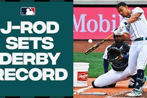 41 HOMERS for JULIO RODRÍGUEZ in Round 1 of the Home Run Derby!! He sets single-round RECORD!