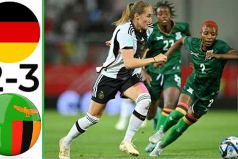 Germany  vs Zambia  | Highlights | Women's Friendly - Football 08.07.2023