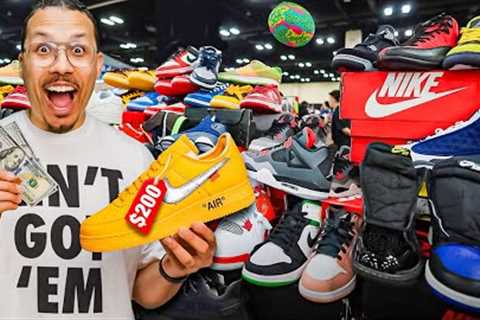Can $200 Buy Grails At The Worlds Biggest Sneaker Convention? (Affordable Shopping)