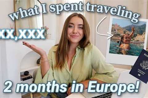 What I Spent on my 2 Month Europe Trip (7 Countries, 18 Cities) | Millennial Money