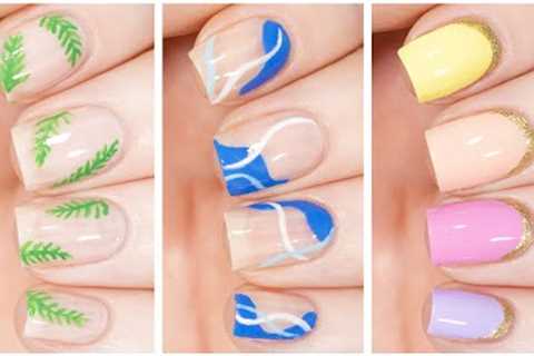 NAIL ART DESIGNS 2023 🌴 Cute &amp; Easy Summer Nail Design Compilation
