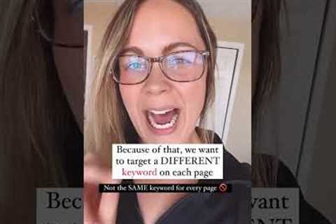 DIY SEO TIPS [Part 13] — Don’t target the same SEO keyword on different pages of your website!
