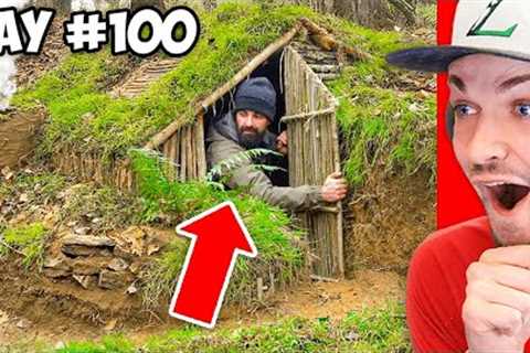 This took *100 DAYS* to build! (Underground Survival Shelter)
