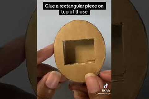 Tamagotchi Tutorial 🌟 #cardboardcraft #diycrafts #howto #diy