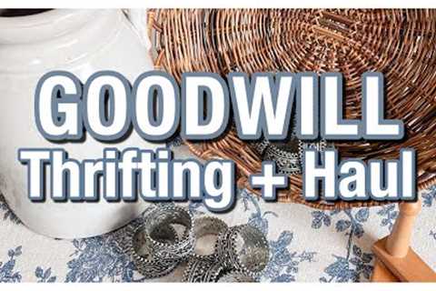 Score!! THRIFT WITH ME AT GOODWILL + THRIFTING HAUL ~ Country Cottage HOME DECOR HAUL - THRIFT SHOP