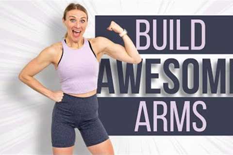 25 minute AWESOME ARMS dumbbell workout | FULL STANDING