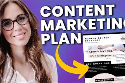 HOW TO CREATE A CONTENT MARKETING PLAN (For Your Business) + Free Template