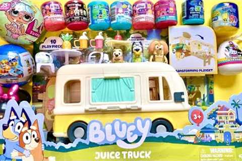 ASMR BLUEY toys DISNEY JR MYSTERY SURPRISES Satisfying Unboxing NO Talking Video