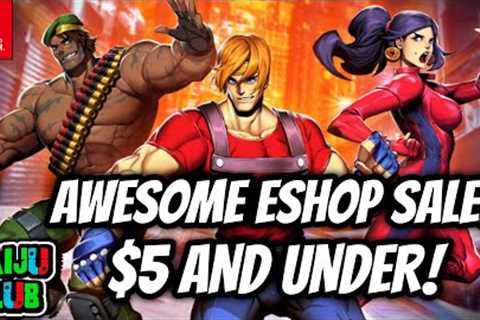 NEW AWESOME Nintendo Switch Eshop Sale! Games For $5 Or Less!