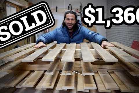 Turning 3 Free Pallets into a $1,360 Desk