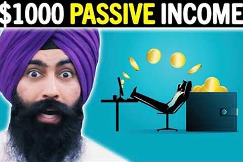 DO THIS To Make Passive Income With ONLY $1,000 (Passive Income Ideas)| Minority Mindset