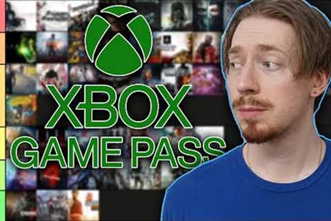 The ULTIMATE Xbox Game Pass 2022 Tier List | 200+ Games RANKED!