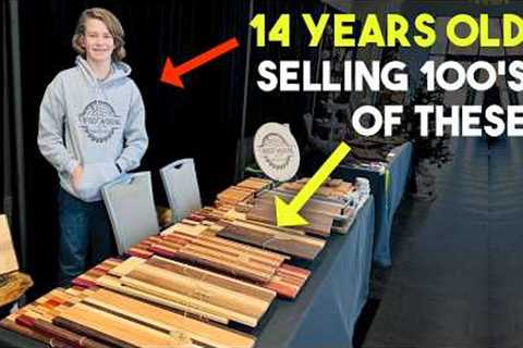 14-Year-Old Woodworking Prodigy Selling Hundreds of Projects!