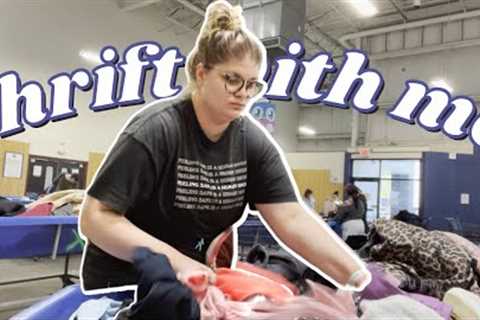 COME THRIFT WITH ME AT THE GOODWILL BINS FOR 7 HOURS! 😳