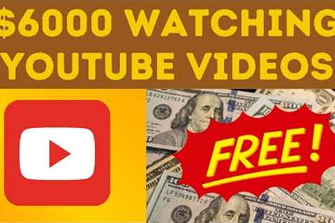 Make $6000 Watching YouTube Videos | Get Paid Without Investment! (Make Money Online 2023)