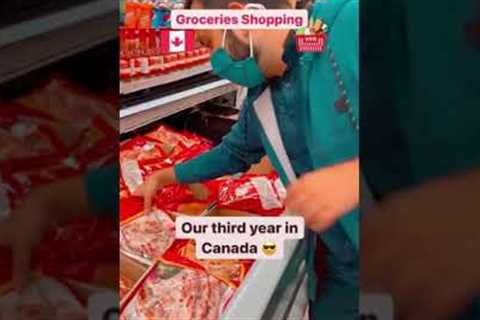 How we used to do Groceries Shopping in Canada 🍅🤣🇨🇦 | #shorts