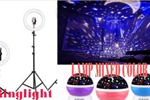 UNBOXING GIFTS 🎁 RINGLIGHT AND LED LAMP
