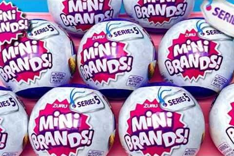 UNBOXING 9 BALLS OF MINI BRANDS SERIES 5!!