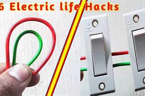 6 Amazing Electric Life Hacks  !! Electric Tips &amp; Tricks / 6 Electrical Tips /Electric hack..