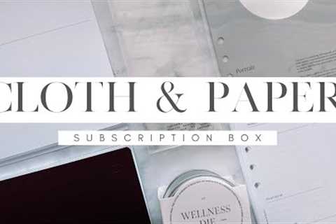 Cloth &amp; Paper July Subscription Box Unboxing | 2023
