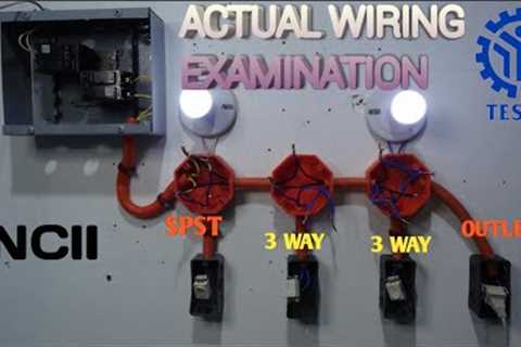 TESDA ELECTRICAL NCII ACTUAL WIRING INTALLATION TUTORIAL