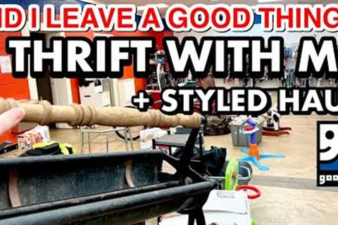 THRIFTING IN GOODWILL &amp; THRIFT HAUL!  Come THRIFT WITH ME