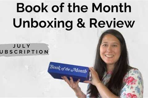 Book of the Month Unboxing &amp; Review | July 2023 | BOTM July | Book Subscription Box