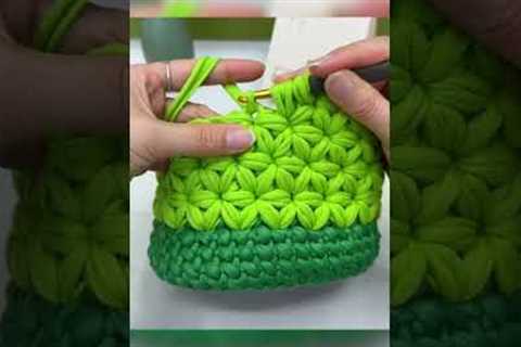 Simple crochet and knitting pattern tutorial #59