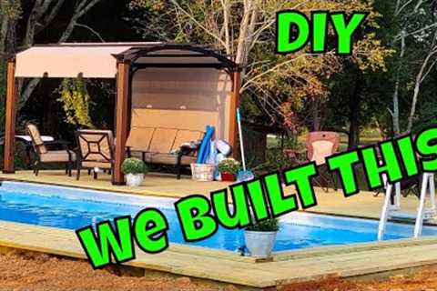 Above Ground Pool Installation In Ground Time Lapse DIY Project