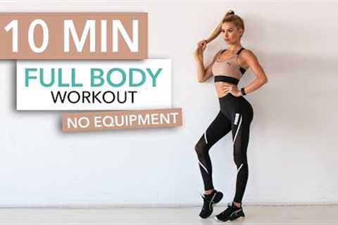 10 MIN FULL BODY WORKOUT // No Equipment | Pamela Reif