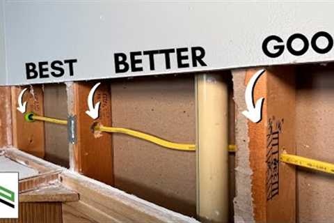 How To Run Electrical Wires Through Studs