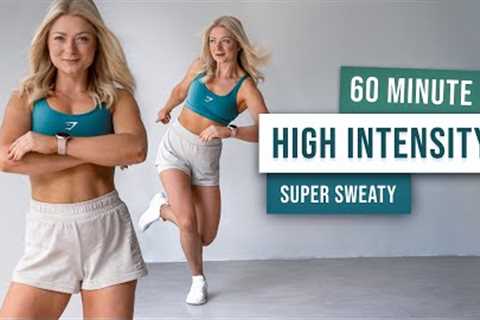 60 MIN SUPER SWEATY HIIT SPECIAL - Full Body Workout