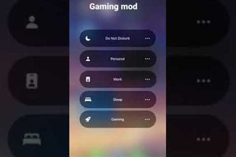 Gaming mode in Iphone