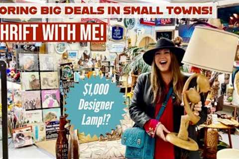 SCORING BIG DEALS IN SMALL TOWNS! Come Vintage Shopping With Me To Look For Thrifty Bargains!
