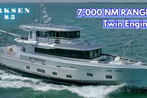 ARKSEN 85 Long-Range Liveaboard ALL SEASON Explorer Yacht!