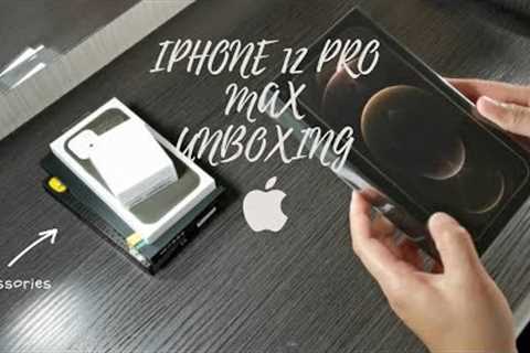 Unboxing IPHONE12 Pro MAX and Accessories ASMR
