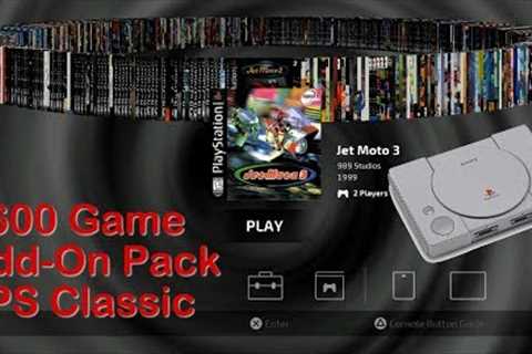 PlayStation Classic 600 Game Add-On Pack - Easy Install