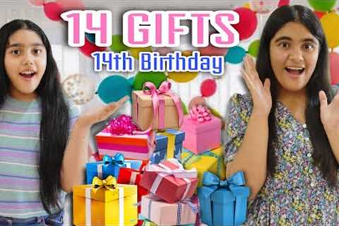 UNBOXING 14 GIFTS ON 14TH BIRTHDAY || 🎁 KASHISH'S BIRTHDAY 🎁