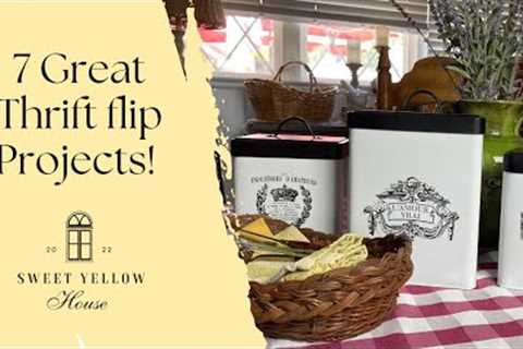 7 Great Thrift Flip Projects! #diycrafts #homedecor #thriftflip
