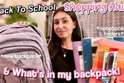 Back to School SHOPPING HAUL | What's in my backpack 2023