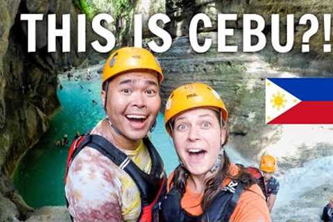 Intense Day in Cebu!! Cliff Jumping, Canyoneering, and Scuba Diving on Cebu Island